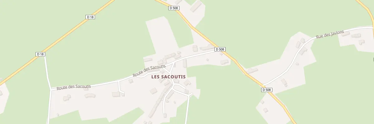 Plan du 5061 Les Sacoutis à Neuf-Église