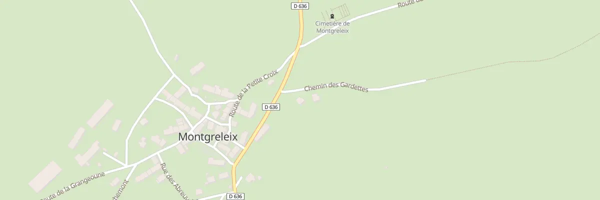 Plan du 6024 Les Gardettes à Montgreleix