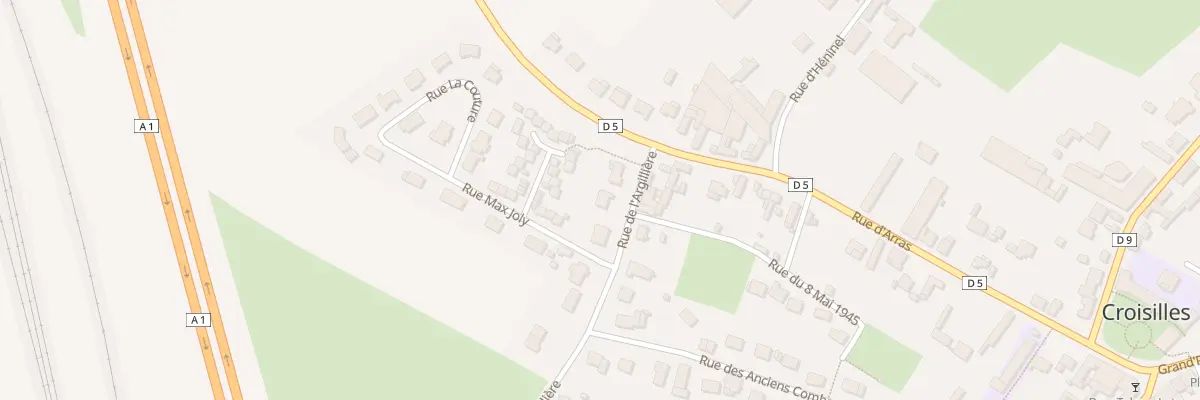 Plan du 4 Rue de l’Argilliere à Croisilles