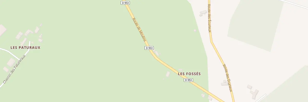 Plan du 5252 Les Fosses à Theneuille