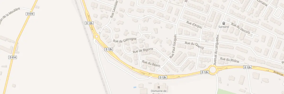 Plan du 5 Rue de Bigorre à Rivesaltes