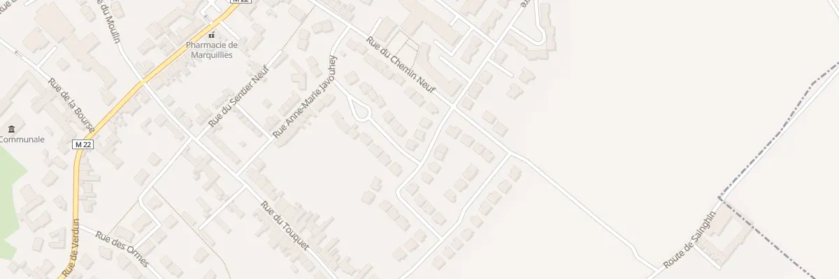 Plan du 38 Rue de Besson à Marquillies
