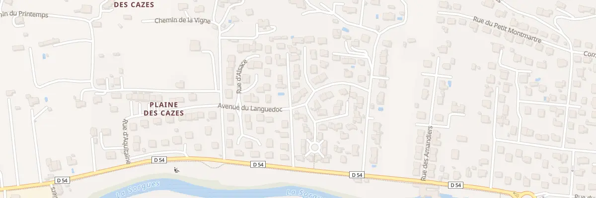 Plan du 38 Rue Georges Brassens à Saint-Affrique