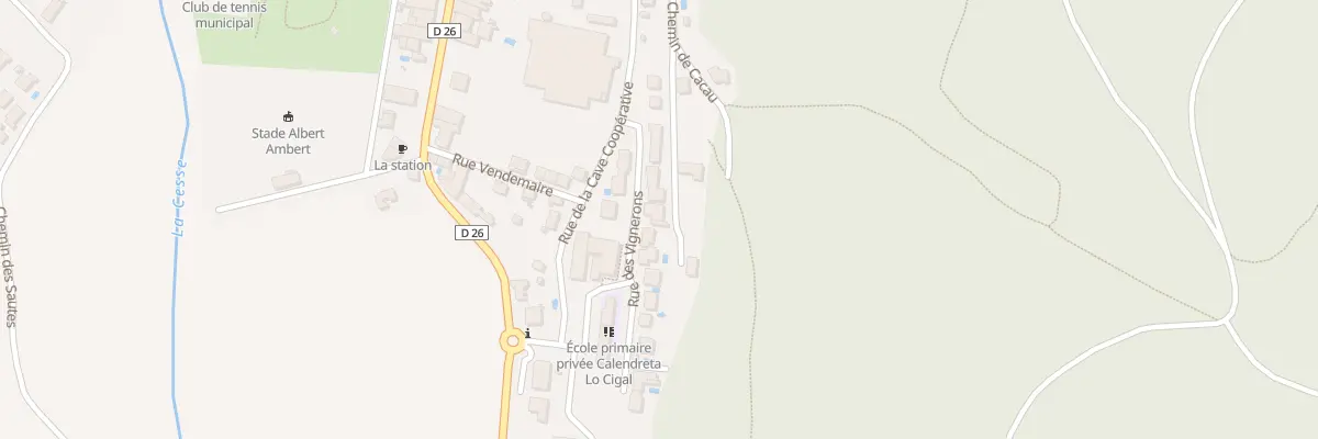 Plan du 18 Rue des Vignerons à Bize-Minervois