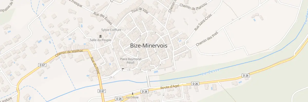 Plan du 4B Rue des Châteaux à Bize-Minervois