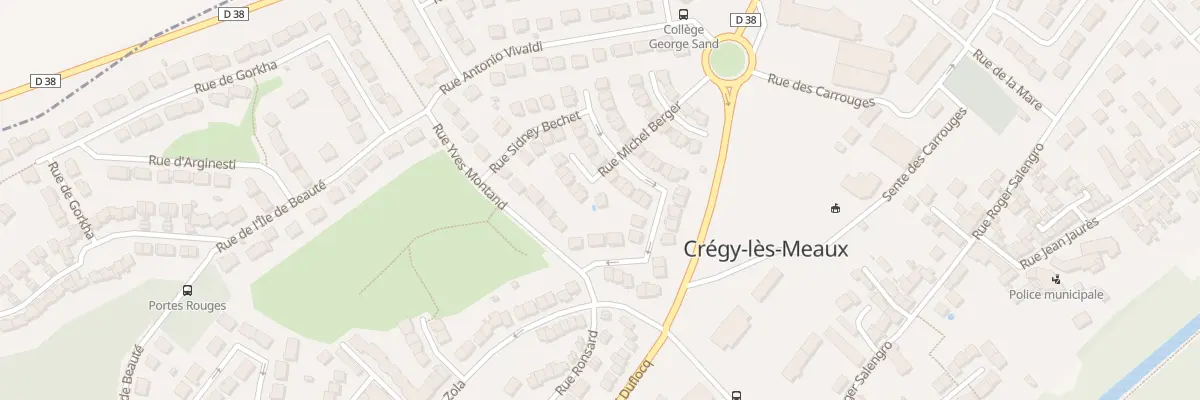 Plan du 13 Rue Michel Berger à Crégy-lès-Meaux
