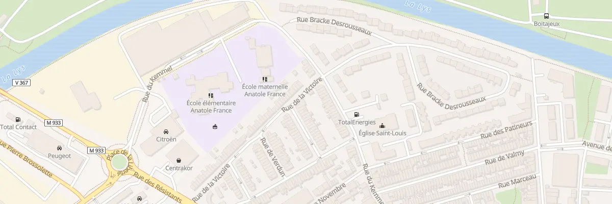 Plan du 34 Rue de l’Harmonie à Armentières
