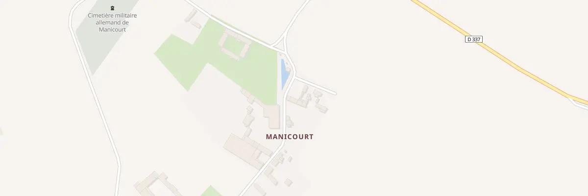 Plan du 9 Manicourt à Curchy