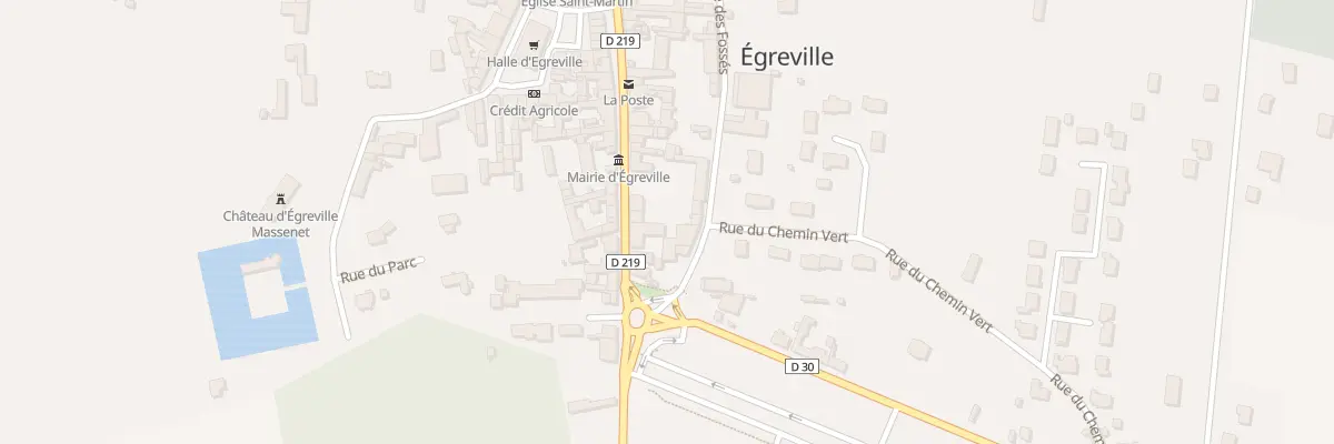 Plan du 43 Rue Saint-Martin à Égreville