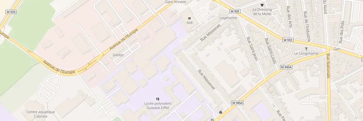 Plan du 78 Rue Massenet à Armentières