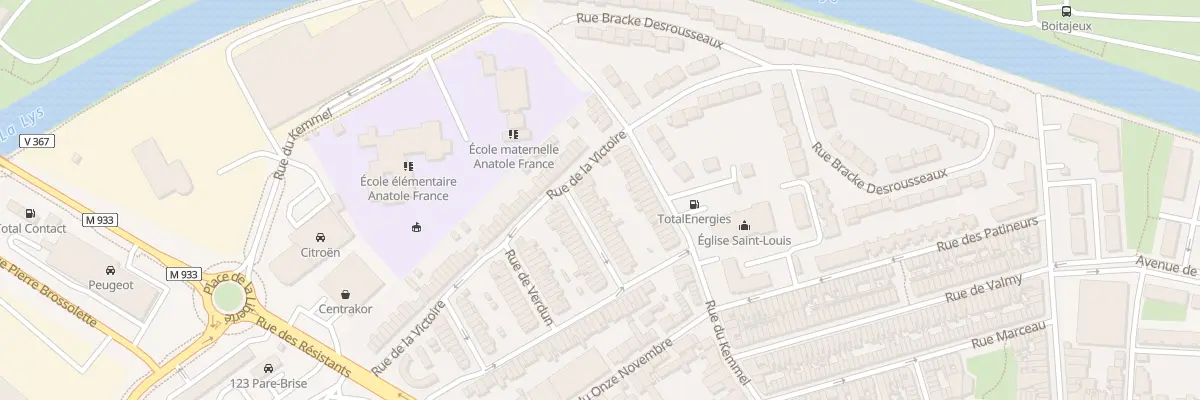 Plan du 28 Rue de l’Harmonie à Armentières