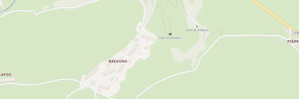 Plan du 6015 Bredons à Albepierre-Bredons
