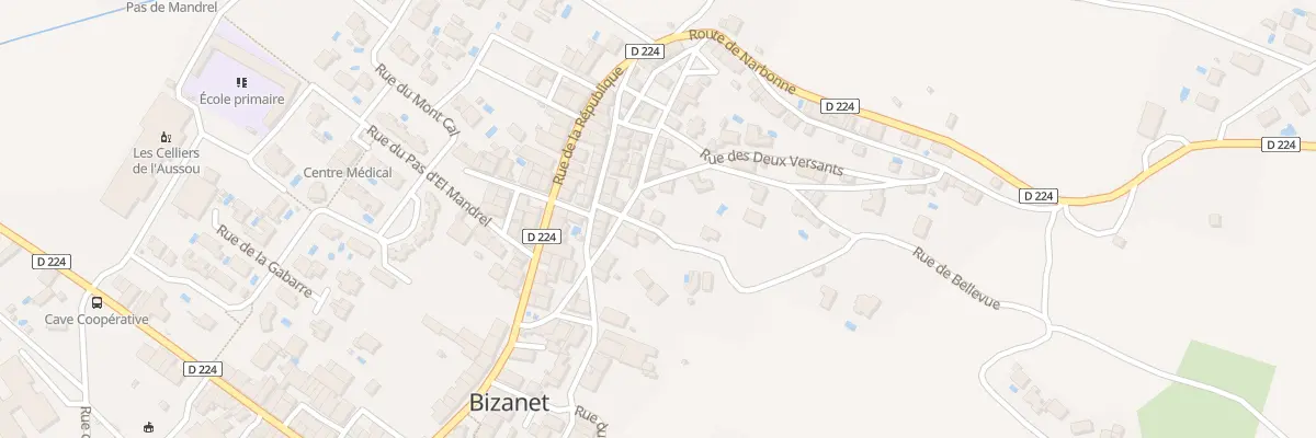 Plan du 5 Rue de la Serre de Magret à Bizanet