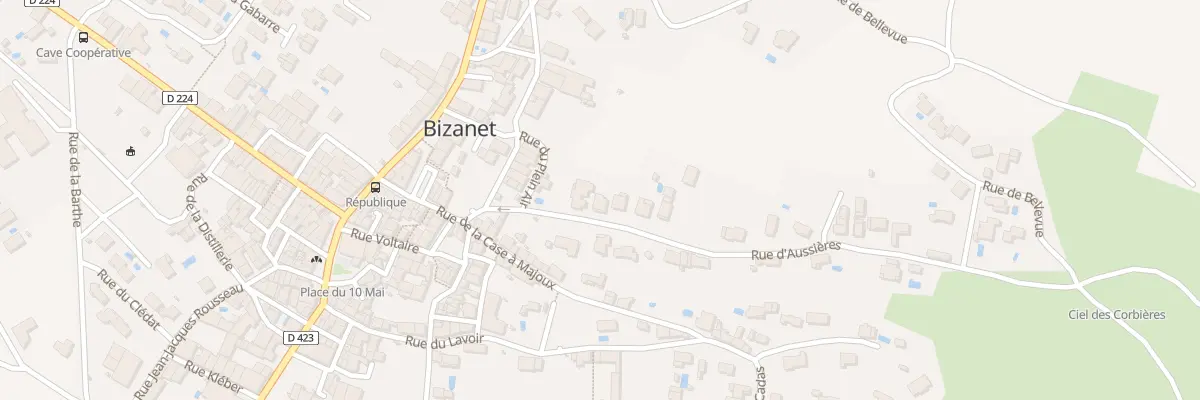 Plan du 1B Rue d’Aussières à Bizanet
