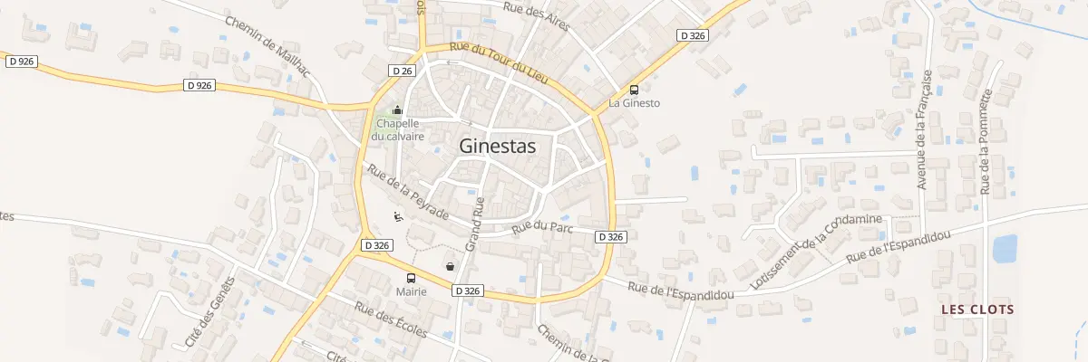 Plan du 9 Rue du Commerce à Ginestas