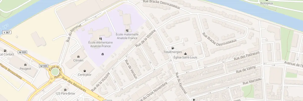 Plan du 22 Rue de l’Harmonie à Armentières