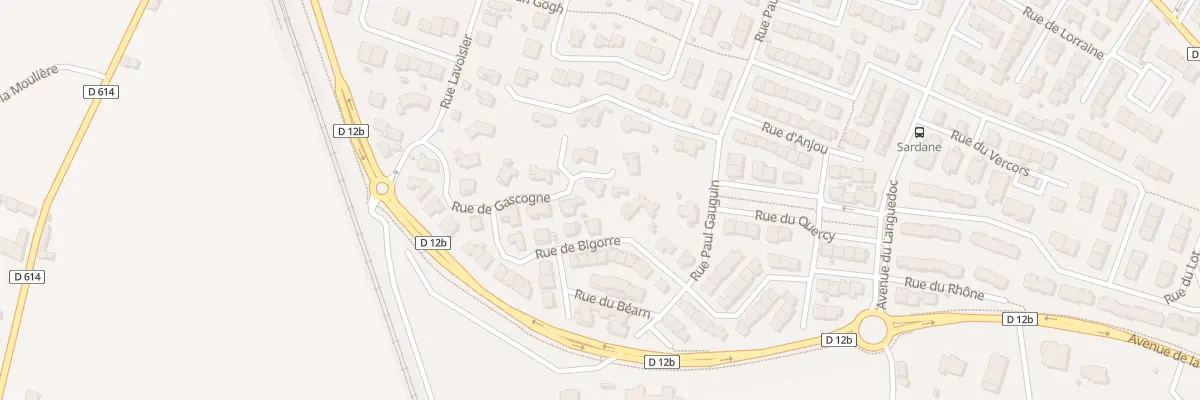 Plan du 18 Rue de la Gascogne à Rivesaltes