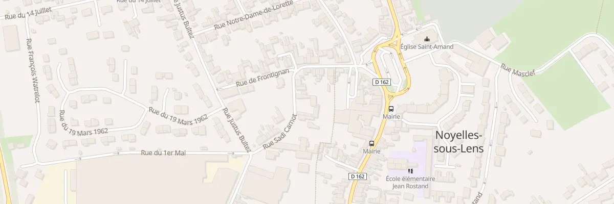 Plan du 174 Rue Sadi Carnot à Noyelles-sous-Lens