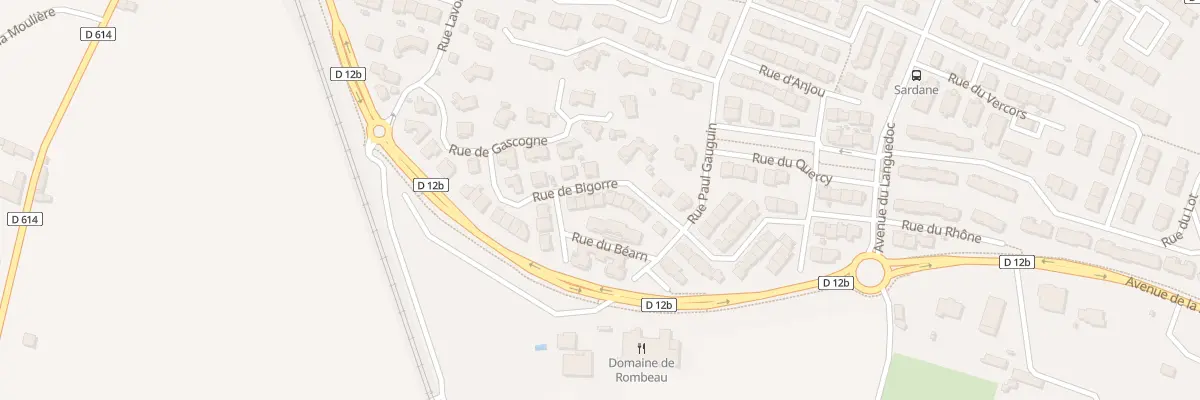 Plan du 18 Rue de Bigorre à Rivesaltes