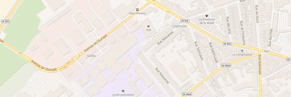 Plan du 56 Rue Massenet à Armentières
