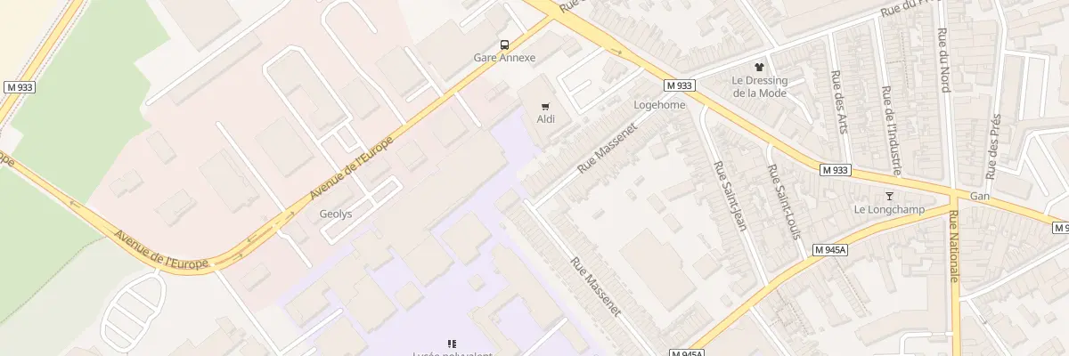 Plan du 54 Rue Massenet à Armentières
