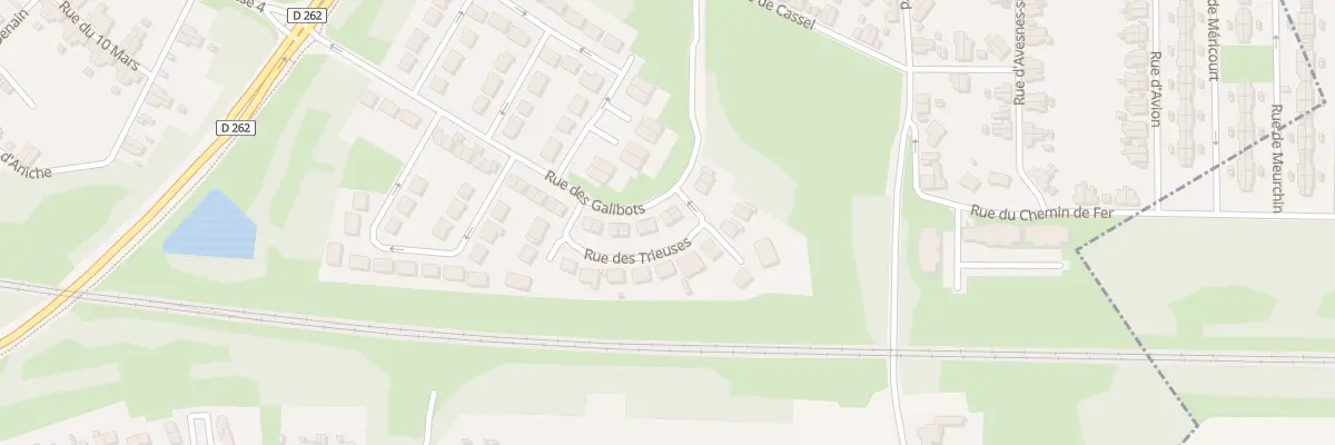 Plan du 7 Rue des Galibots à Sallaumines