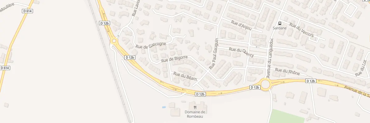Plan du 20 Rue de Bigorre à Rivesaltes