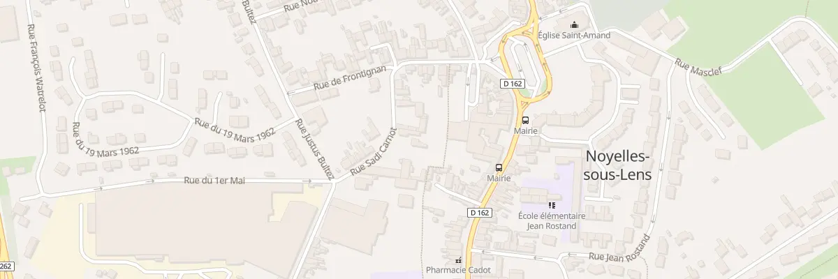 Plan du 200 Rue Sadi Carnot à Noyelles-sous-Lens