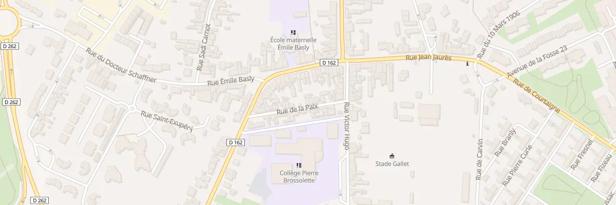 Plan du 10 Rue de la Paix à Noyelles-sous-Lens