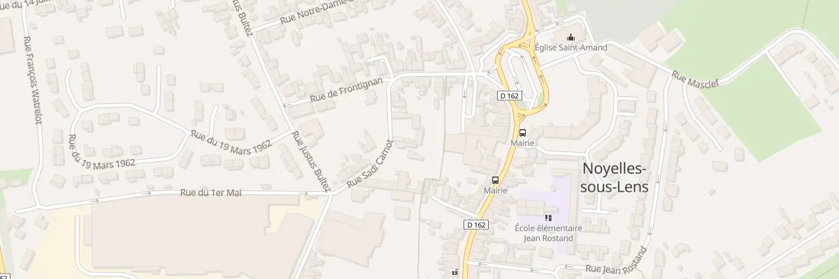 Plan du 180 Rue Sadi Carnot à Noyelles-sous-Lens