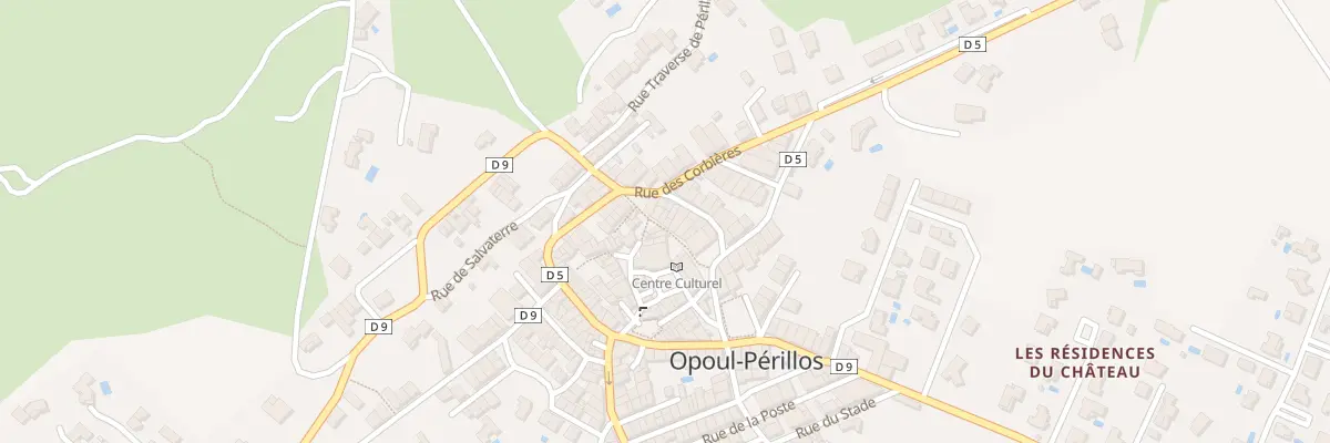 Plan du 10 Rue du Château à Opoul-Périllos