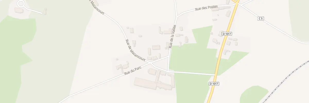 Plan du 1 Pl de Mazancourt à Fresnes-Mazancourt
