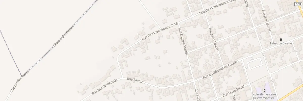 Plan du 60 Rue du 11 Novembre à Annay