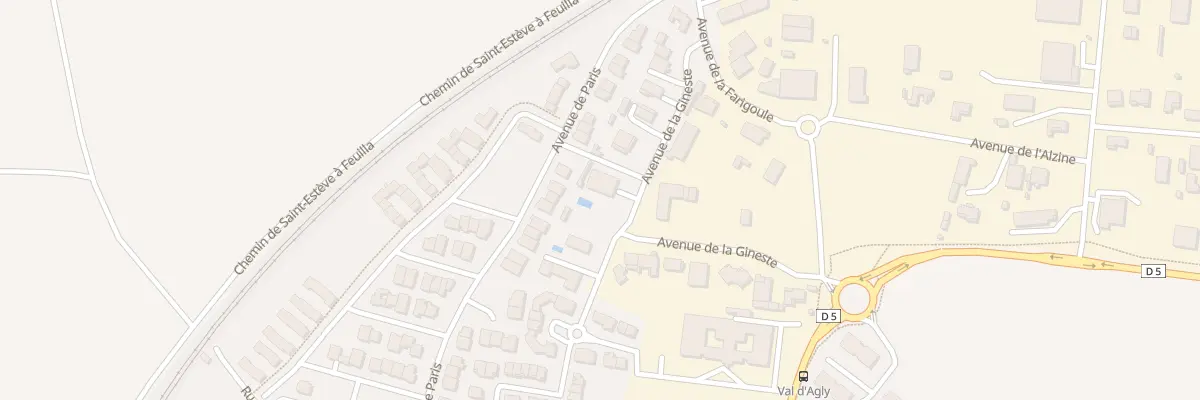 Plan du 15A Rue de la Gineste à Rivesaltes