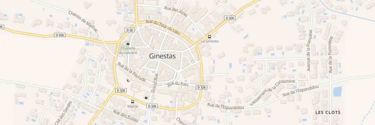Plan du 6 Rue des Tonneliers à Ginestas