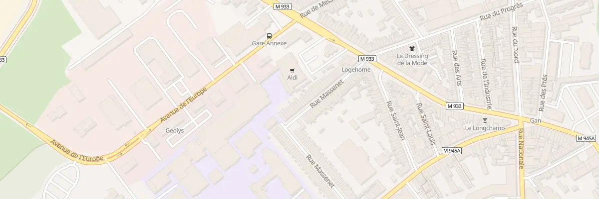 Plan du 42 Rue Massenet à Armentières
