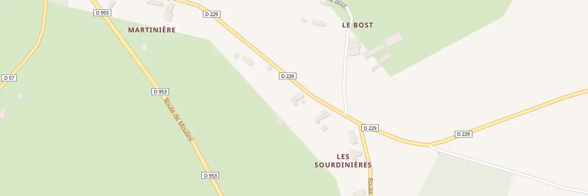Plan du 456 Rte de Saint Plaisir à Theneuille