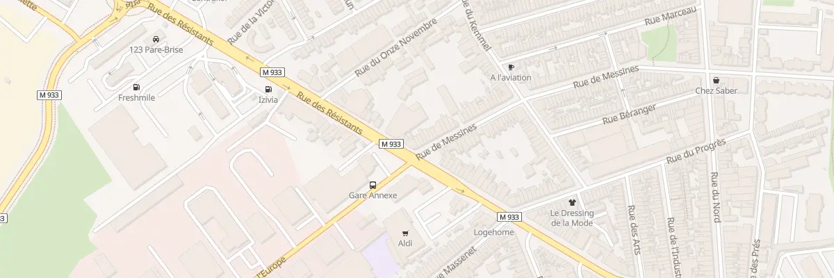 Plan du 128 Rue de Messines à Armentières