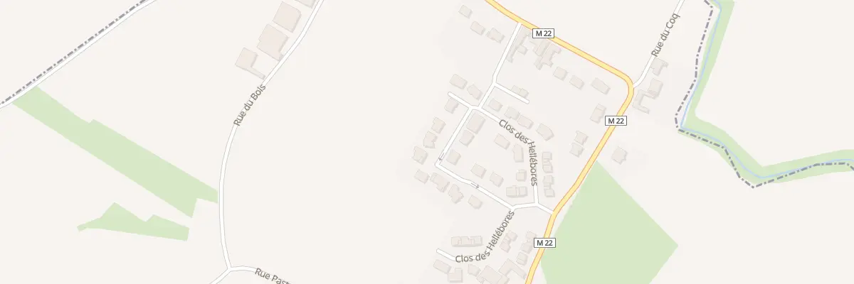 Plan du 33 Clos des Helleborres à Hantay
