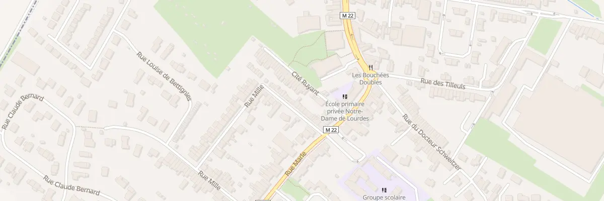 Plan du 10 Rue Mille à La Chapelle-d’Armentières