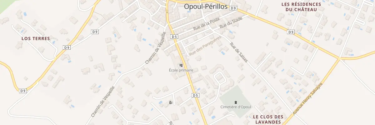 Plan du 172 Le Village à Opoul-Périllos