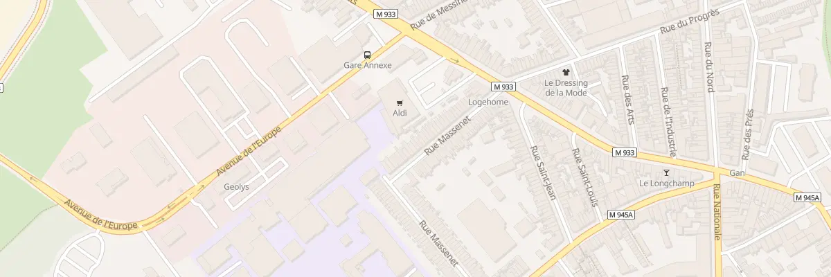 Plan du 38 Rue Massenet à Armentières