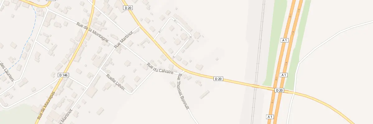 Plan du 30 Rue de Péronne à Combles