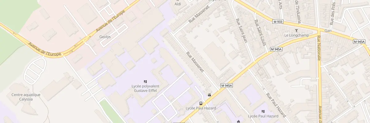 Plan du 108 Rue Massenet à Armentières