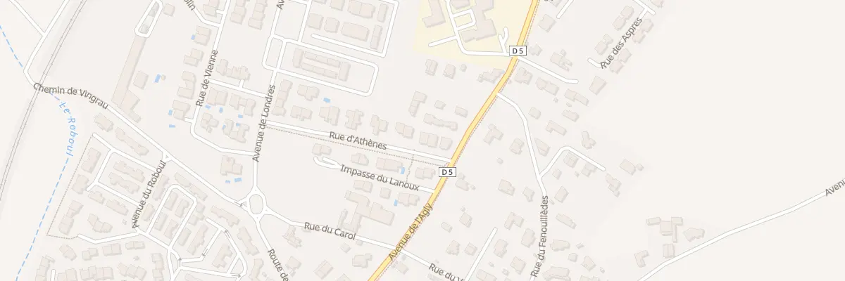 Plan du 21 Rue d’Athenes à Rivesaltes