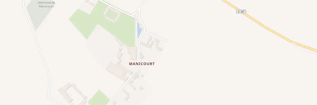 Plan du 1 Rue de Manicourt à Curchy