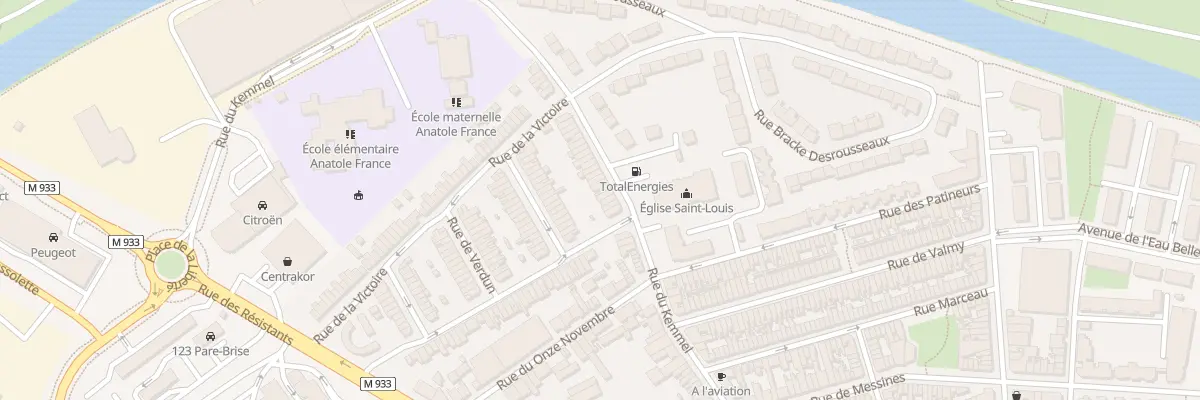 Plan du 95 Rue du Kemmel à Armentières