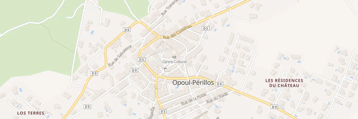 Plan du 89 Rue du Château à Opoul-Périllos