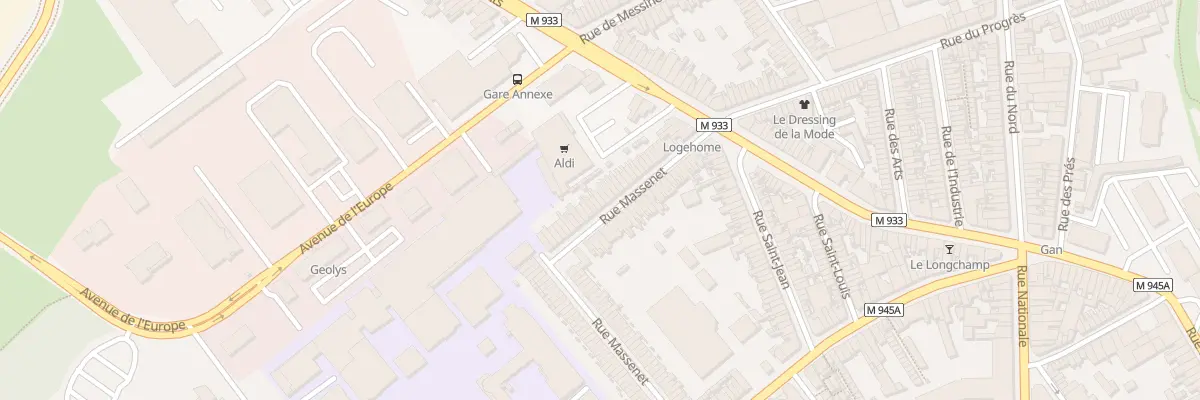 Plan du 34 Rue Massenet à Armentières
