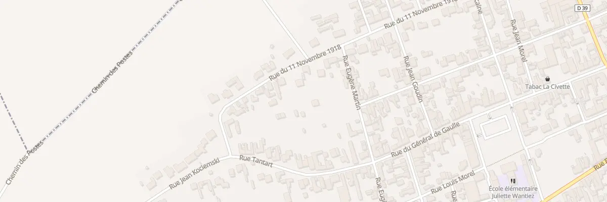 Plan du 56 Rue du 11 Novembre à Annay